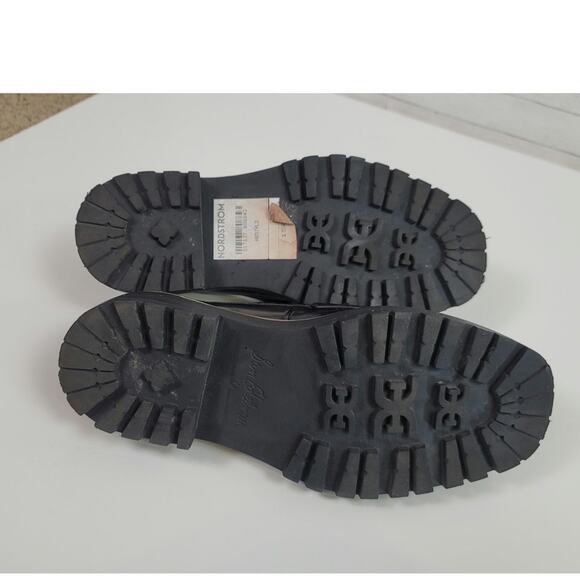 SAM EDELMAN LAURS PLATFORM LOAFERS IN BLACK PATENT LEATHER, SZ 6 - Picture 12 of 16